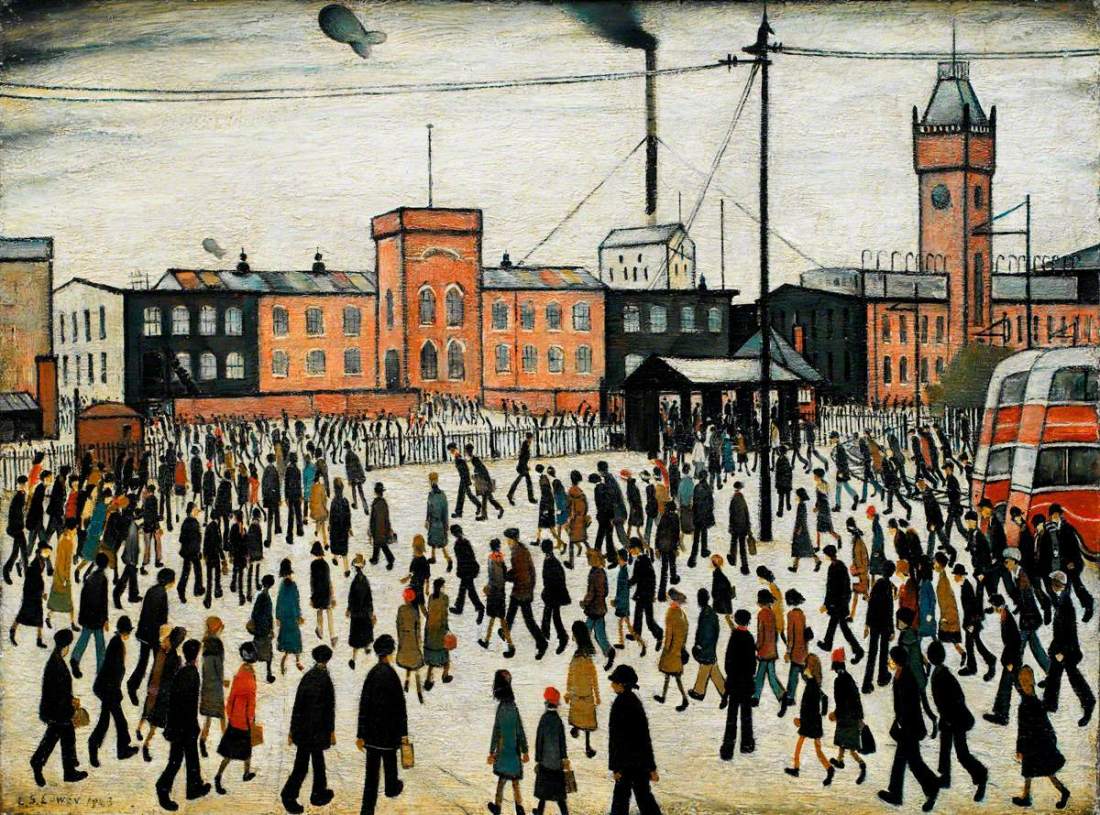 Lowry, Laurence Stephen, 1887-1976; Going to Work