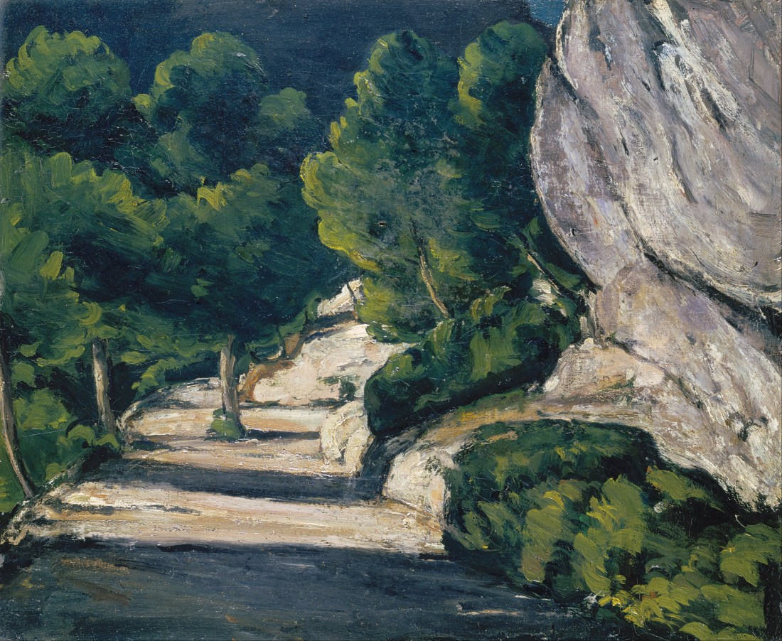 Paul_Cézanne_-_Landscape._Road_with_Trees_in_Rocky_Mountains_-_Google_Art_Project
